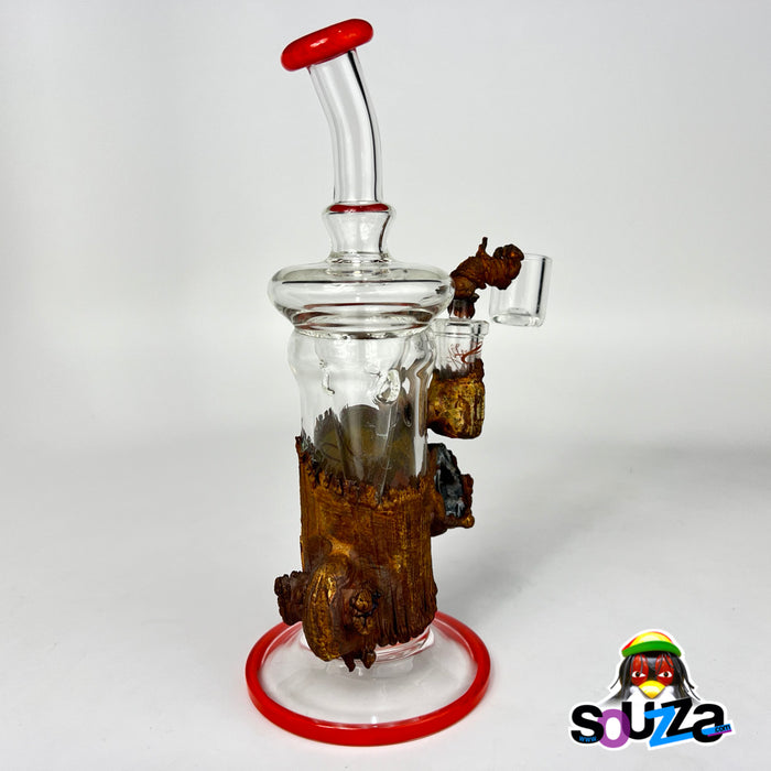 Envy Geode Rock and Glass Recycler Water Pipe