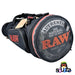 Black Raw Cone Duffel Bag Large End View