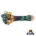 Pulsar colorful worked hand pipe bird's eye view