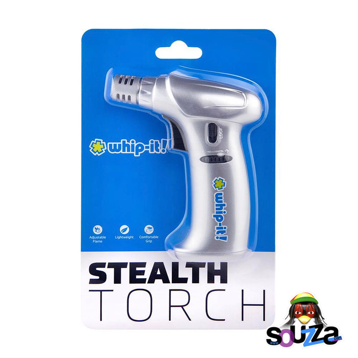 Stealth Butane Torch by Whip-It! - Silver with Packaging