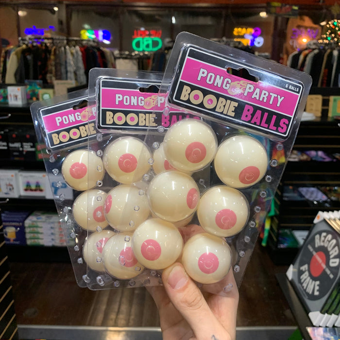 Beer Pong Boobie Balls 6 pack