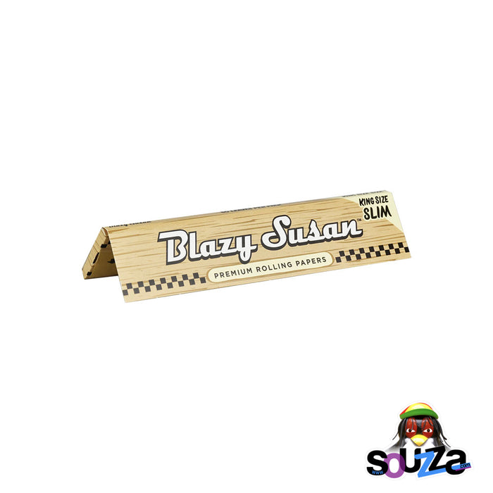 Blazy Susan Unbleached Rolling Papers - 50 pack