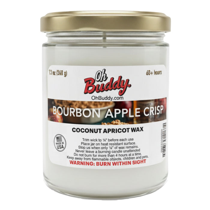 Bourbon Apple Crisp 13 oz. Candle by OhBuddy