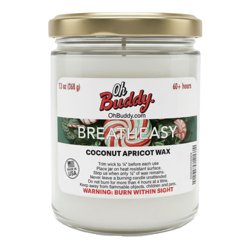 Breatheasy 13 oz. Candle by OhBuddy