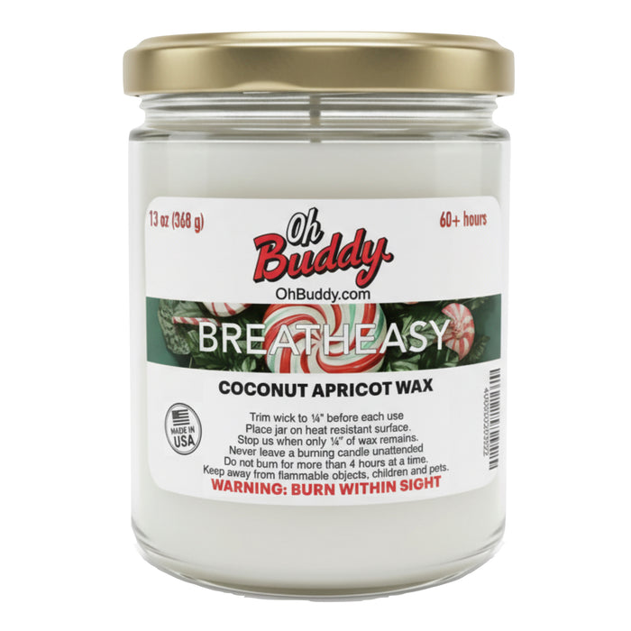 Breatheasy 13 oz. Candle by OhBuddy