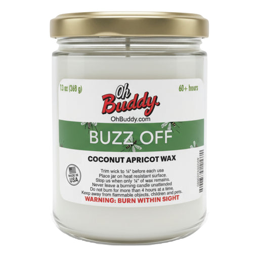 Buzz Off Citronella 13 oz. Candle by OhBuddy