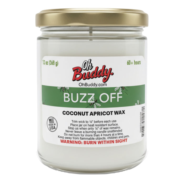 Buzz Off Citronella 13 oz. Candle by OhBuddy