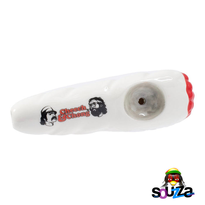 Cheech & Chong Wacky Bowlz Ceramic Joint Hand Pipe