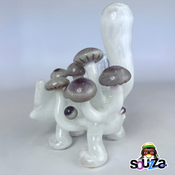 CiciKittyGlass Mushroom Kitty Rig Water Pipe
