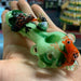 Empire Glassworks Ribbit Hand Pipe In Hand Front View