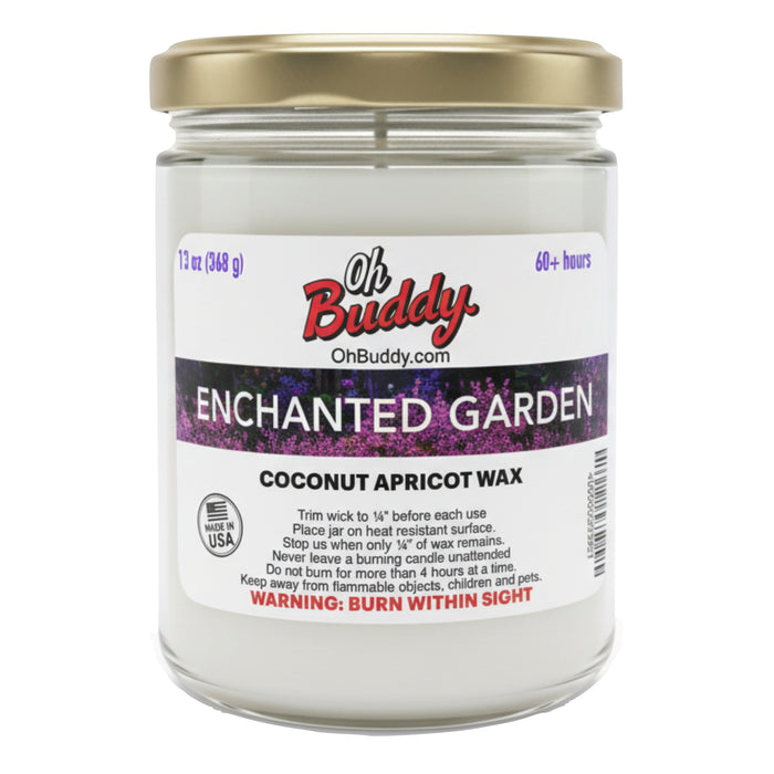 Enchanted Garden 13 oz. Candle by OhBuddy