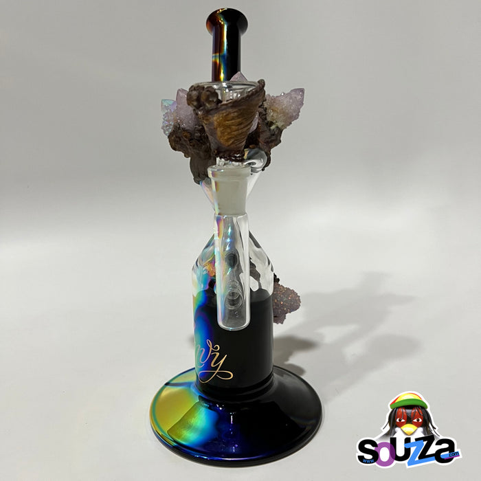 Envy Dichro Recycler with Fairy Amethyst