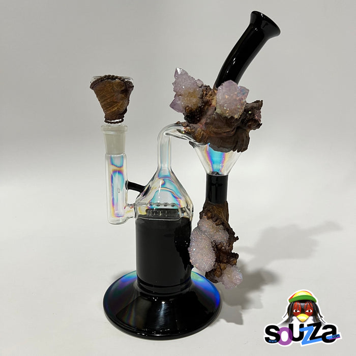 Envy Dichro Recycler with Fairy Amethyst