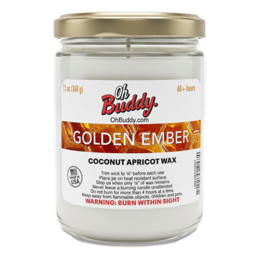 Golden Ember 13 oz. Candle by OhBuddy