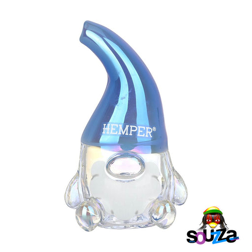 Hemper Gnome Glass Hand Pipe | 3.75" Front View