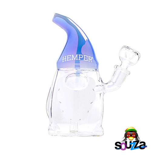 Hemper Gnome Glass Water Pipe Front View 