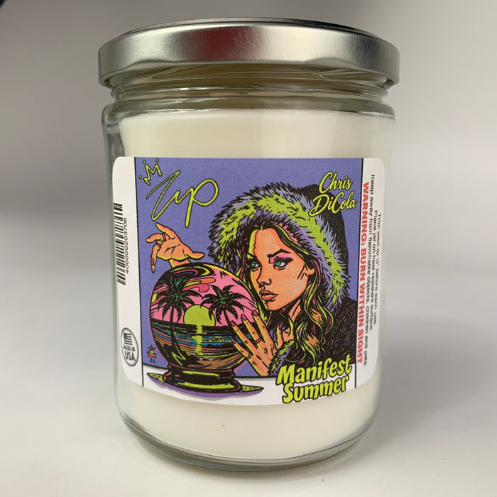 Zup’s Manifest Summer 13 oz. Candle by OhBuddy