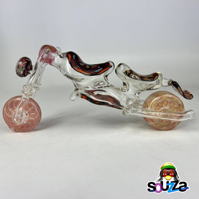 JTS Glass - Cleveland Local Glass Motorcycle Hand Pipe