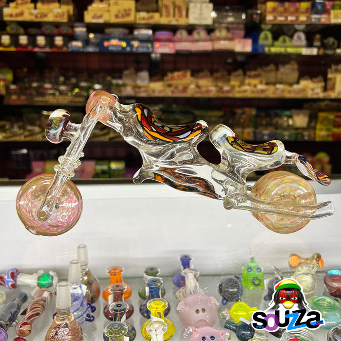 JTS Glass - Cleveland Local Glass Motorcycle Hand Pipe