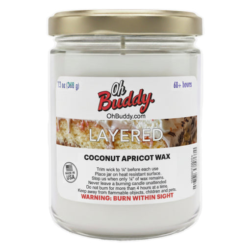 Layered 13 oz. Candle by OhBuddy