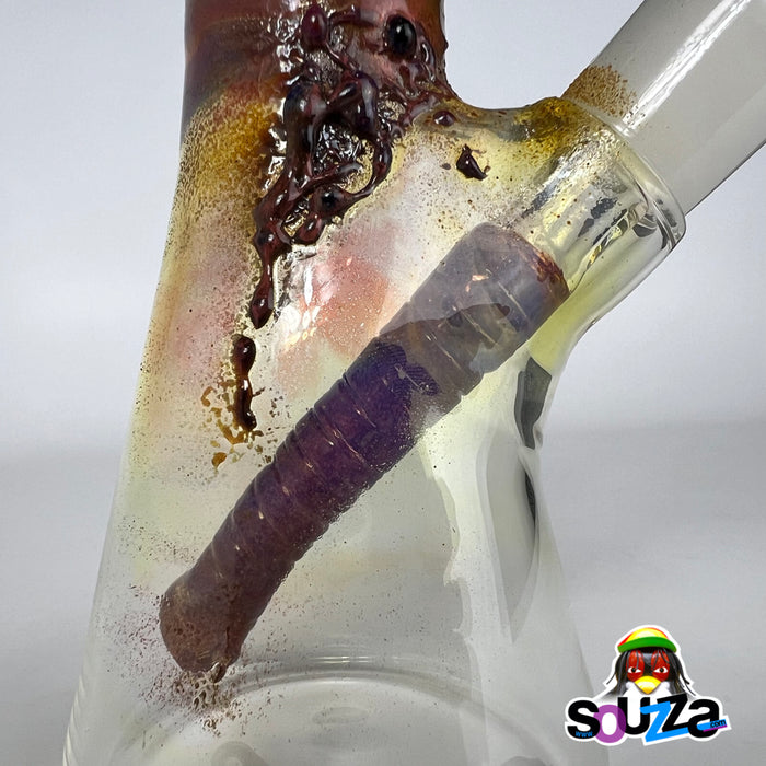Local Honey Handmade Glass Creepy Water Pipe
