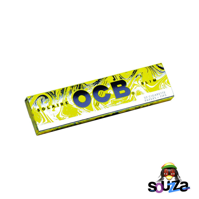 OCB® Solaire Rolling Papers With Tips
