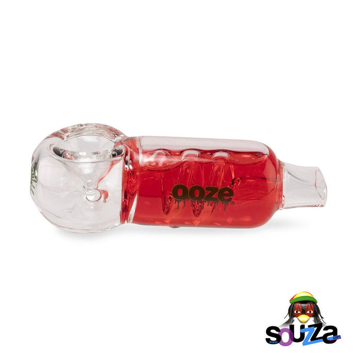 Ooze Cryo Glycerin Chilled Glass Hand Pipe - Multiple Colors Available