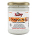 Candle jar labeled 'Oh Buddy Orange Peel' with a gold lid on a white background