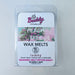 Pack of Oh Buddy Peach Tree wax melts on a light gray background