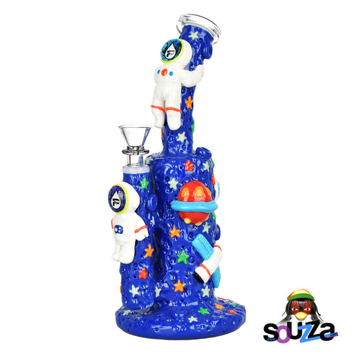 Pulsar Spaceman Water Pipe | 9.5" | 14mm Female front view