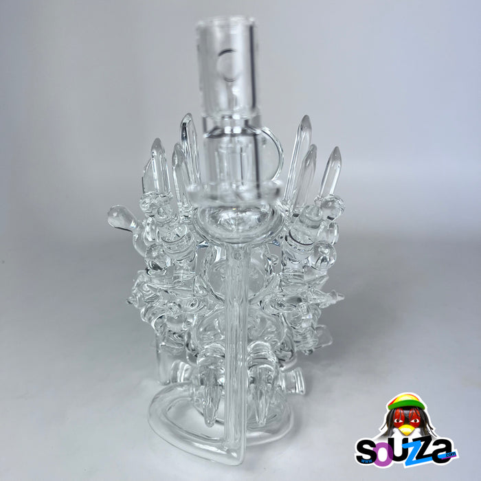 Rhythm Glass Clear Elder Rig with Bear Quartz Slurper