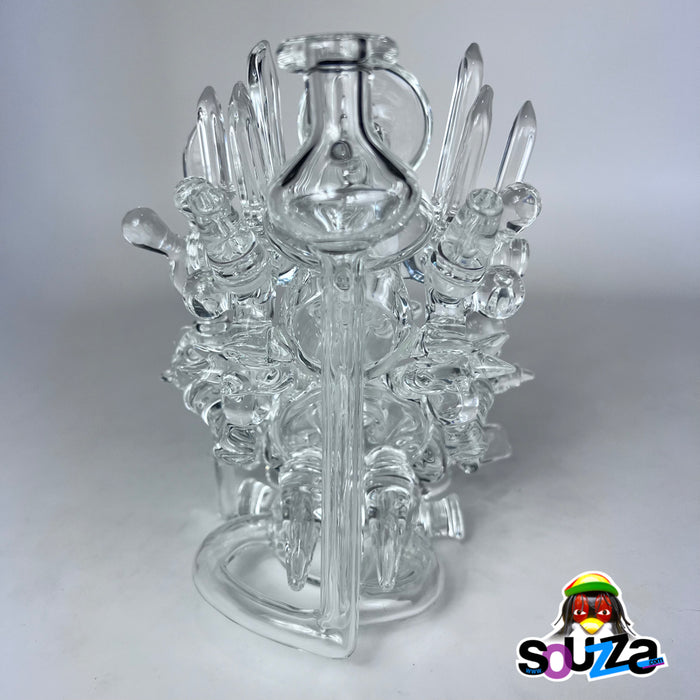 Rhythm Glass Clear Elder Rig with Bear Quartz Slurper