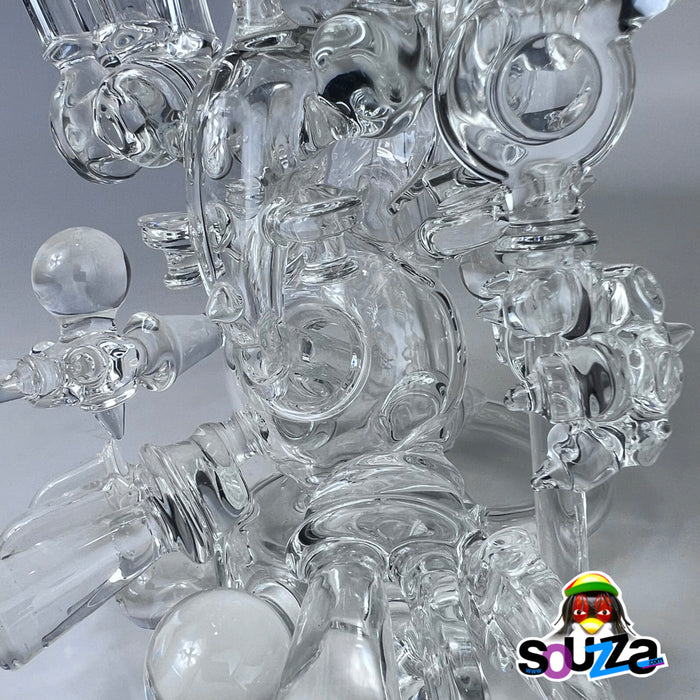 Rhythm Glass Clear Elder Rig with Bear Quartz Slurper