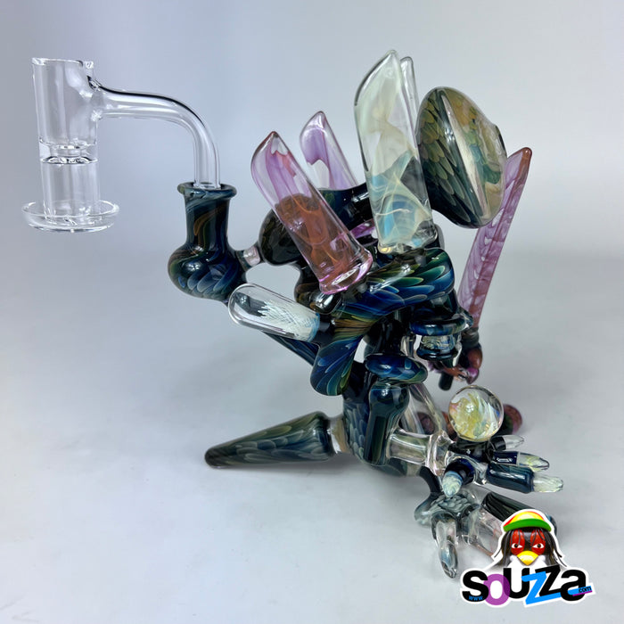 Rhythm Glass and Scoby Glass Collaboration Guardian Rig with Bear Quartz Slurper