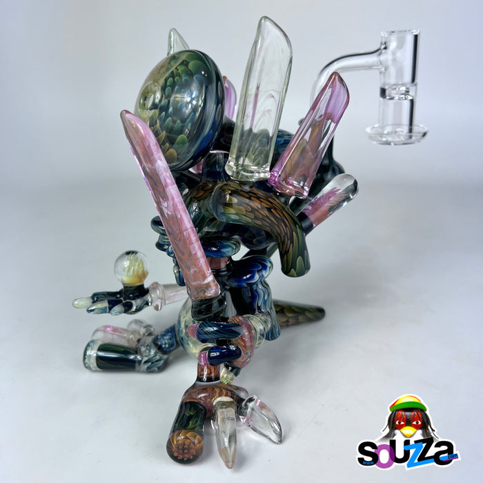 Rhythm Glass and Scoby Glass Collaboration Guardian Rig with Bear Quartz Slurper