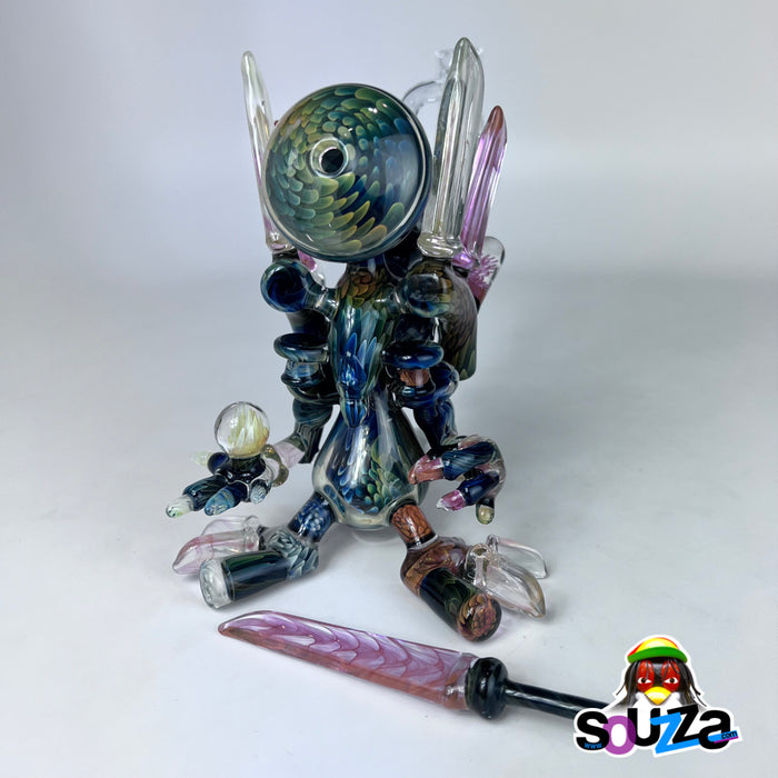 Rhythm Glass and Scoby Glass Collaboration Guardian Rig with Bear Quartz Slurper