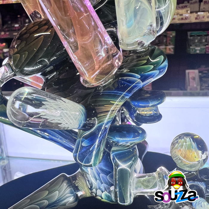 Rhythm Glass and Scoby Glass Collaboration Guardian Rig with Bear Quartz Slurper