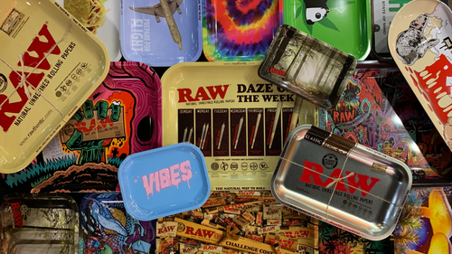 Our huge selection of rolling trays from all the companies!!