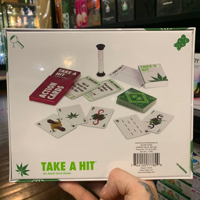 Take a Hit Card Game Back Box View 