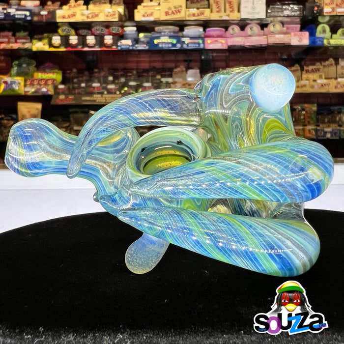 Tri Pawd Glassworks Cluster Hand Pipe with Case