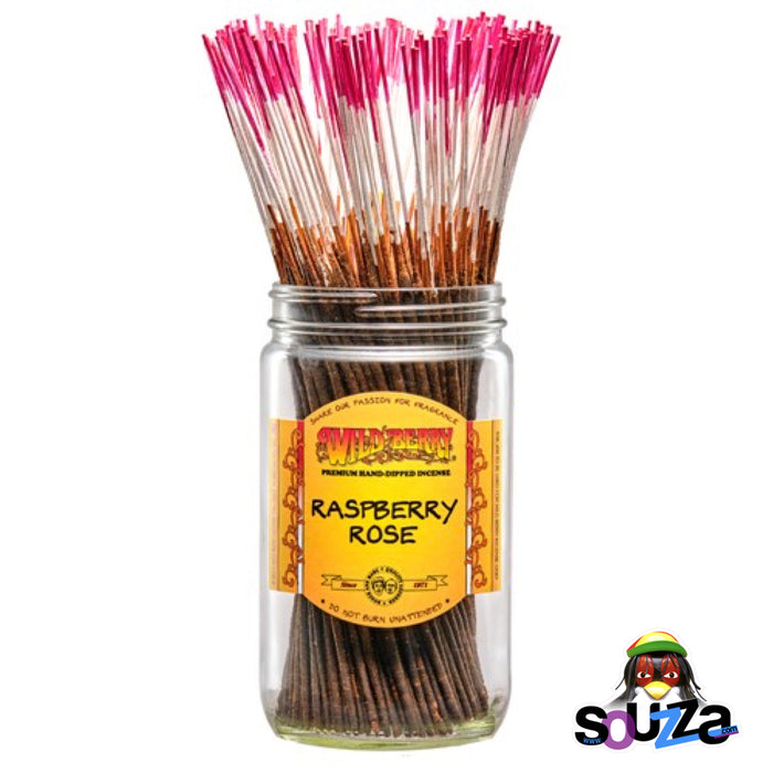 Wild Berry® Raspberry Rose Incense - Pack of 15 Sticks