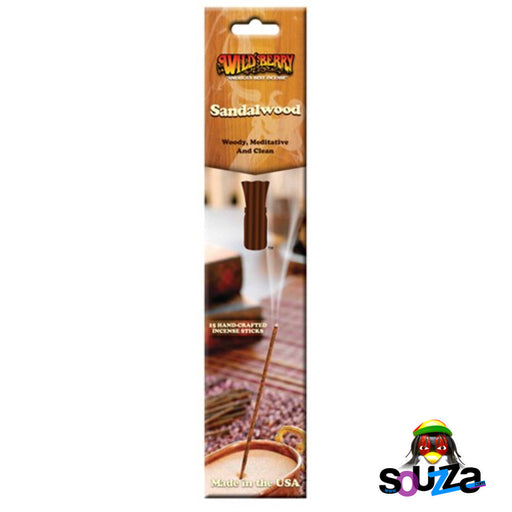 Wild Berry® Sandalwood Incense - Pack of 15 Sticks