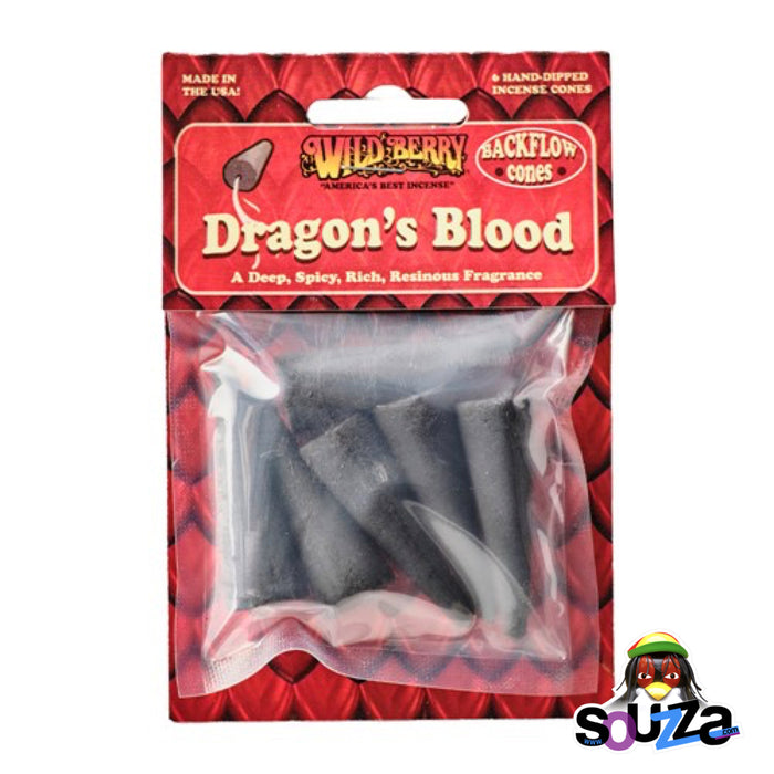 Wild Berry® Dragon's Blood Packaged Backflow Cones