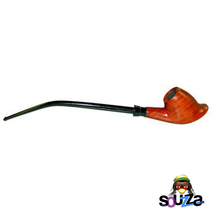 12.5" Shire Pipes Volcano/Churchwarden Hybrid Rosewood Tobacco Hand Pipe