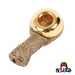 22 Karat Gold Celebration Pipe made from Lava Stone