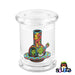 'Killer Acid Far Out' Glass Pop Top Storage Jar by 420 Science Size Medium