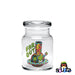 'Killer Acid Far Out' Glass Pop Top Storage Jar by 420 Science Size Small