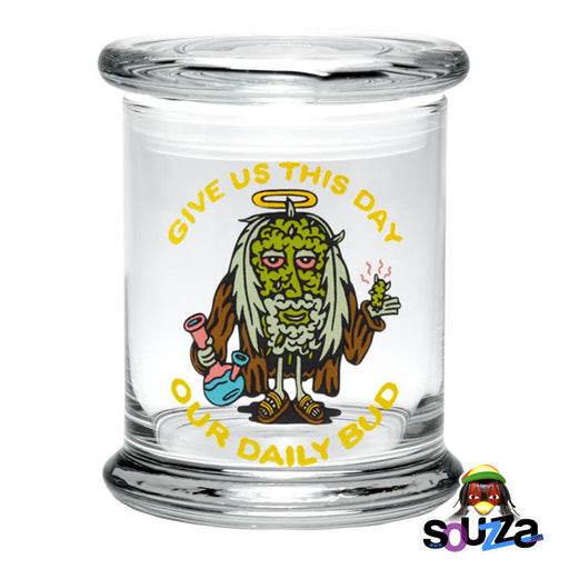 Large 'Jesus Bud' Glass Storage Jar by 420 Science