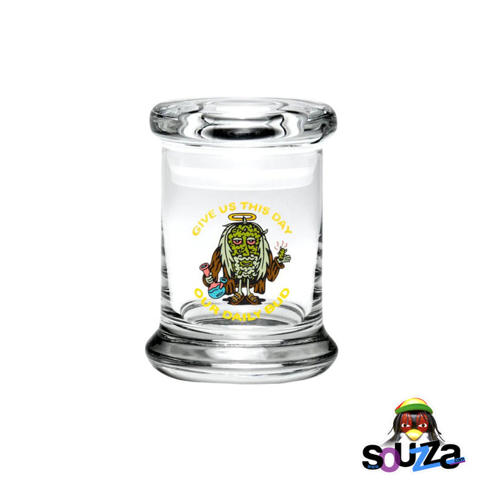 Extra Small 'Jesus Bud' Glass Storage Jar by 420 Science