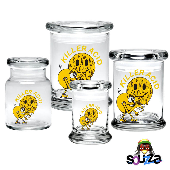 'Mile of Smiles' Glass Storage Jar by 420 Science
